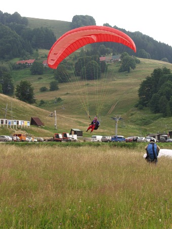  Na pistvace u doln stanice lanovky v Donovalech 