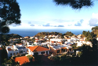  Vesnika Fuencaliente (Los Canarios) na jinm cpu ostrova La Palma 