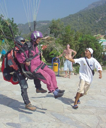  Landing on the pavement 