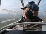 Foto nemá název, Pohled za pilotem, autor fotografie: František Barcal