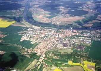 Roudnice nad Labem od jihu