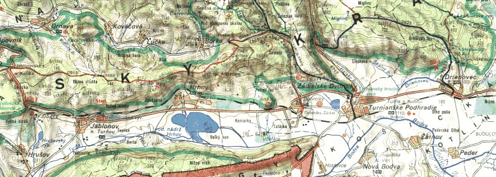 Mapa Hrhova