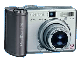  Fotoaparát Canon PowerShot A70 
