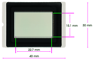  Světlocitlivý snímač CMOS fotoaparátu Canon D-30 