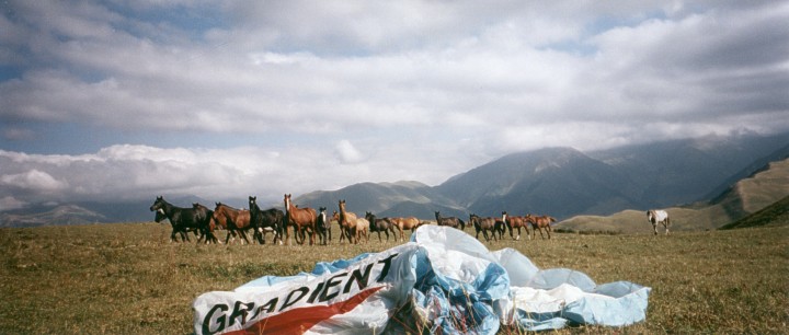  V��ka 2000m n.m., st�do divok�ch kon� bylo jedin�m publikem 