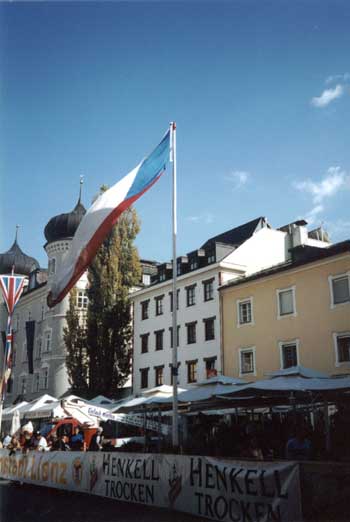  esk vlajka v Lienzu - ei se neztratili 