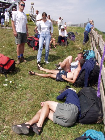  On the top of the hill 