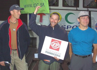  V�t�zov� kategorie Hobby - zleva Juraj Anto�ka, Jan Stehl�k alias Horm�n a Miroslav Matovi� 