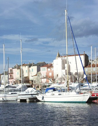  In the port of St. Florent 