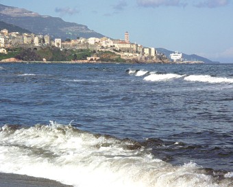 Citadela ve městě Bastia