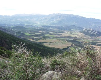  The view from teh slope of Serra du Pignu to the SouthWest 