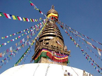  Opičí chrám Swayambhunath 