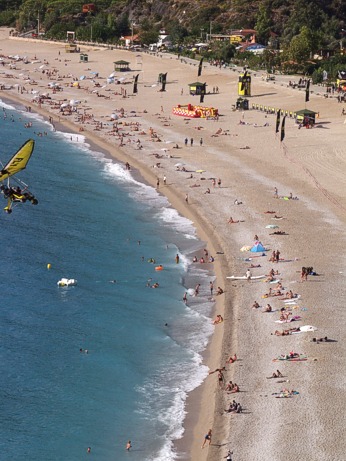  Above the beach 