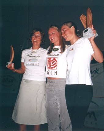  Zleva Nicole Nussbaum, Louise Crandal a Petra Krausov� 