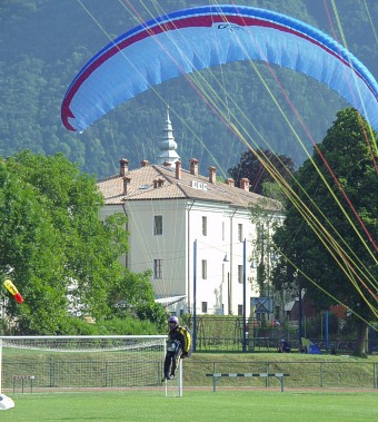  Karel Vrbensk� is landing in a goal 