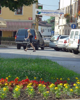  In a middle of Tolmin city 