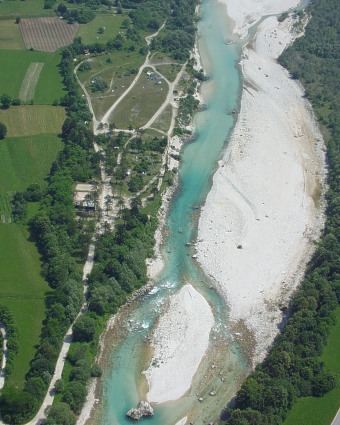  Autocamping Johnson on the left side of Soca river 