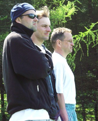  Mirek Varvarovsky, Pavel Iker and Ivo Videnka 