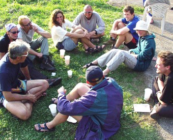  On Stranik hill after flights 