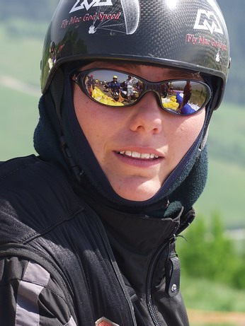  Petra Krausov� na startu 