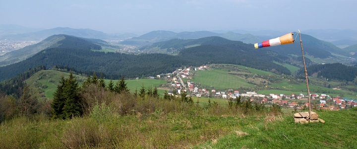  The strong north-eastern wind blows on the top of Stranik hill 